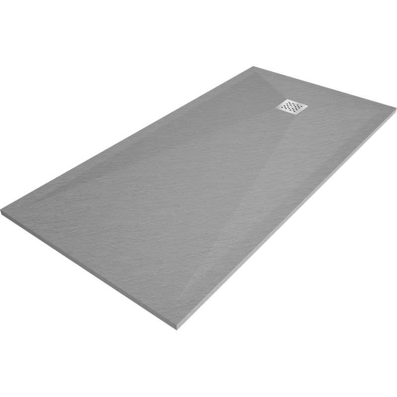 Brodzik prostokątny Mexen Stone+ szary-beton 180 x 100 cm 1 szt.