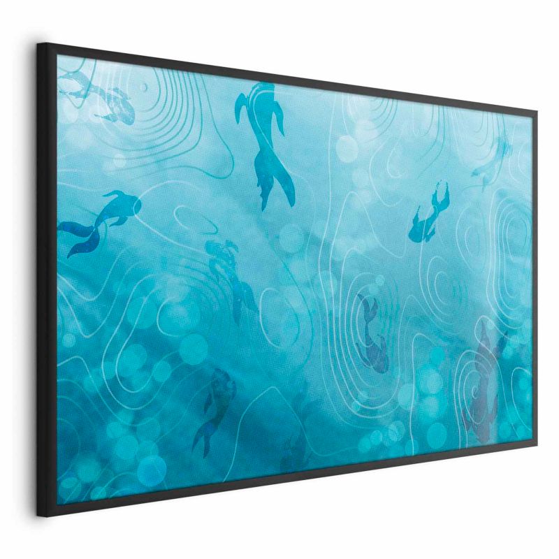 Plakat Artgeist Japoński staw 30x21 cm z ramą czarną 1 szt