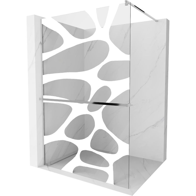 Ścianka prysznicowa Mexen Kioto+ biały wzór 70x200 cm 800-070-121-01-97 1 szt.