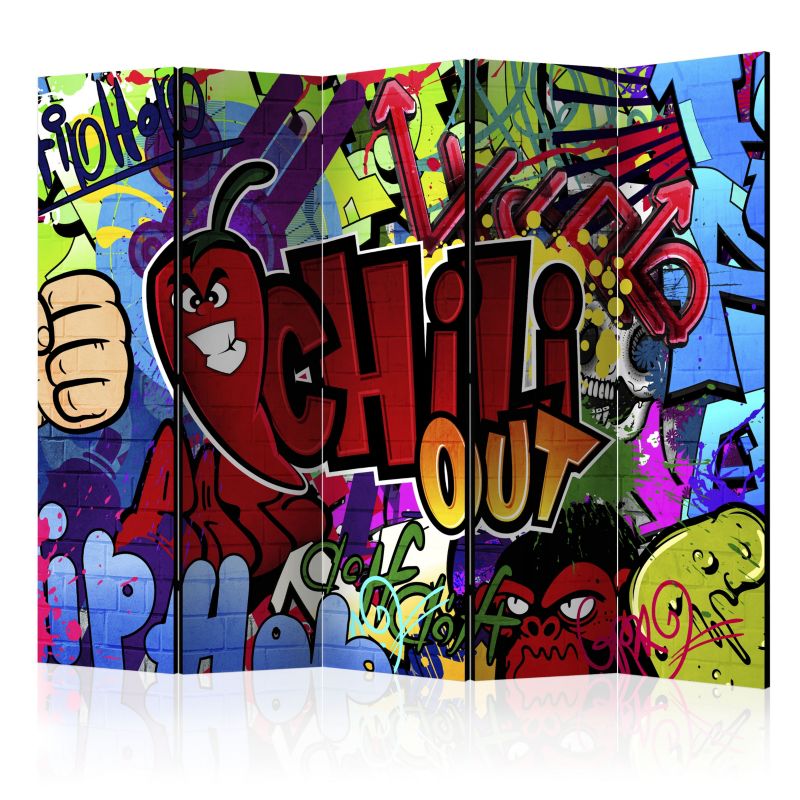 Parawan jednostronny Artgeist Street art 225x172 cm Street art 1 szt