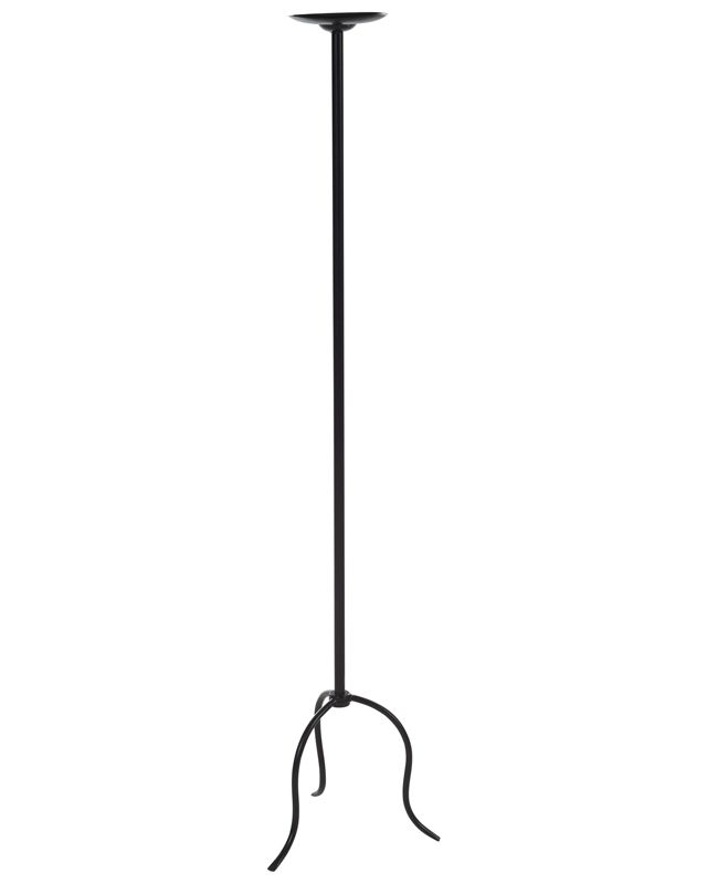 Świecznik metalowy 120 cm czarny Almada 1 szt.