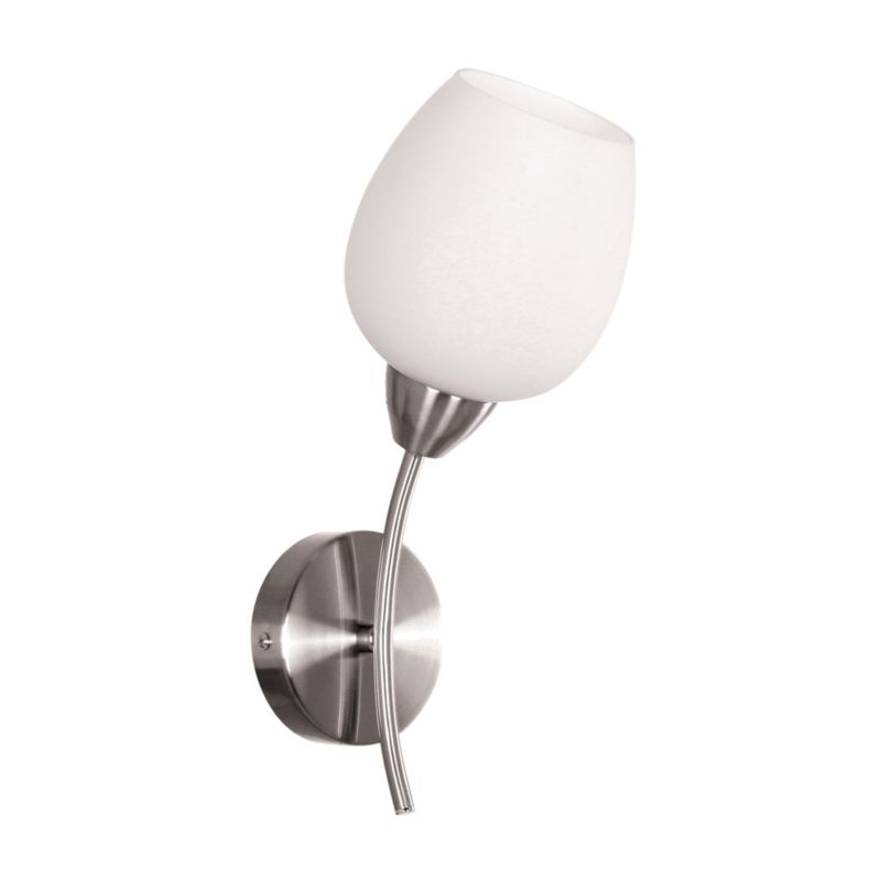 Kinkiet SPOT Light 1xE27 Max.60W Kombinacja Satyny i Bieli w Klasycznym Designie od Polskiego Producenta, 1 szt.