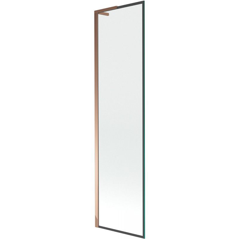 Parawan nawannowy 1-skrzydłowy Mexen Next L czarny wzór/różowe złoto 50x150 cm 1 szt.