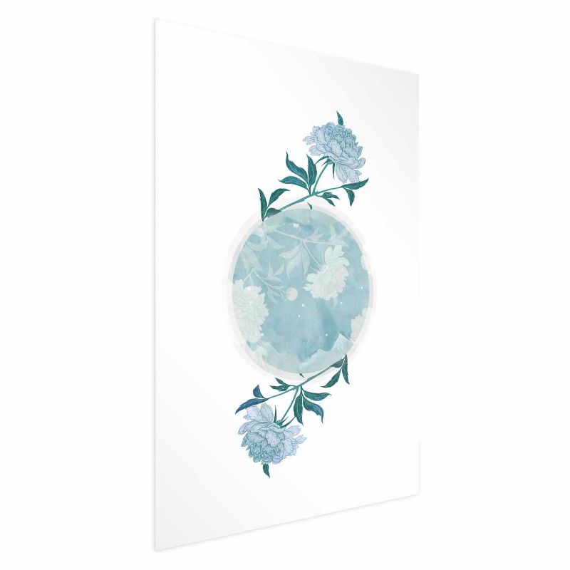 Plakat Artgeist Kwiecista planeta 60x90 cm bez ramy 1 szt