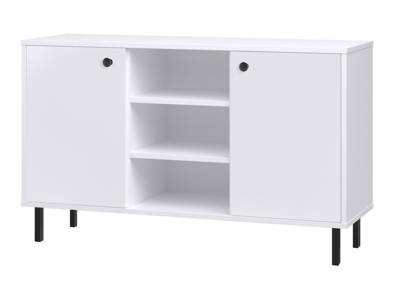Komoda dwudrzwiowa Kobi Venus biała loft 1 szt.