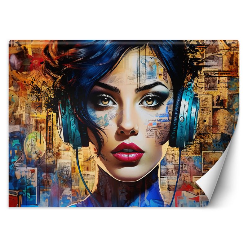 Fototapeta Feeby Kobieta Muzyka Abstrakcja 100x70 1 szt