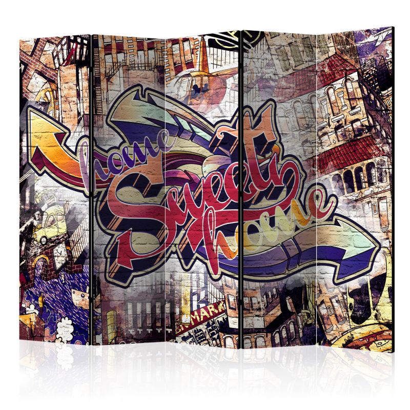 Parawan jednostronny Artgeist Street art 225x172 cm Street art 1 szt
