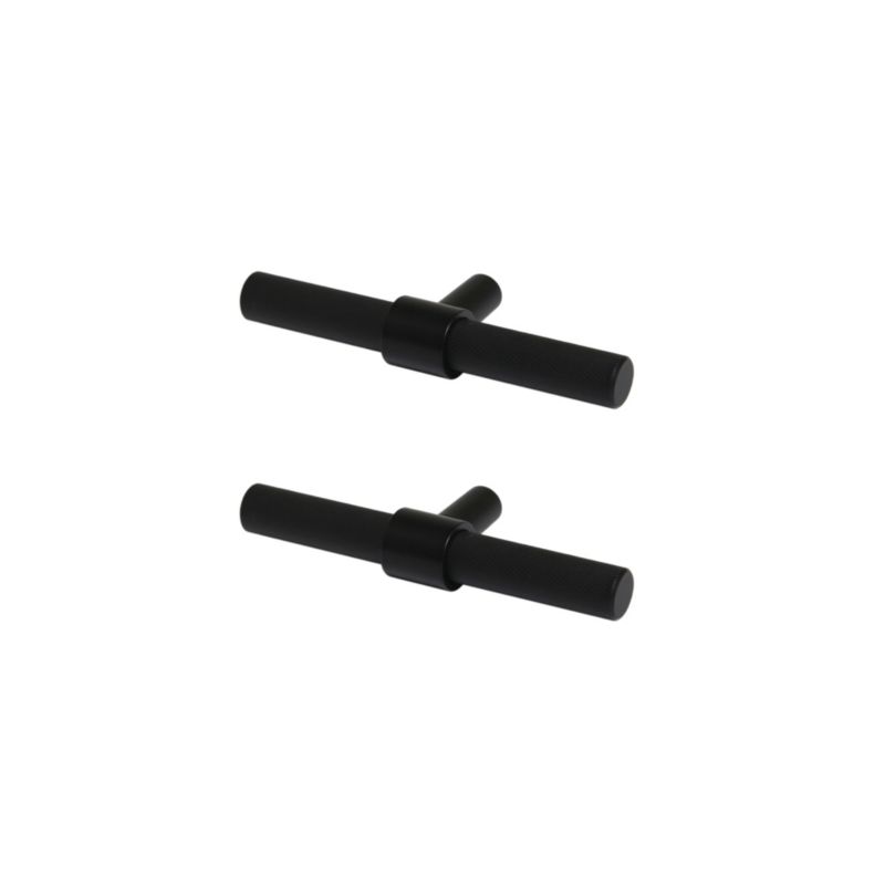 Uchwyt meblowy GoodHome Dukkah T 95 mm czarny