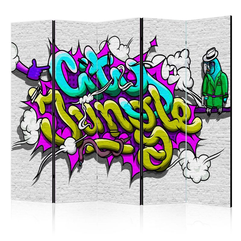Parawan jednostronny Artgeist Street art 225x172 cm Street art 1 szt