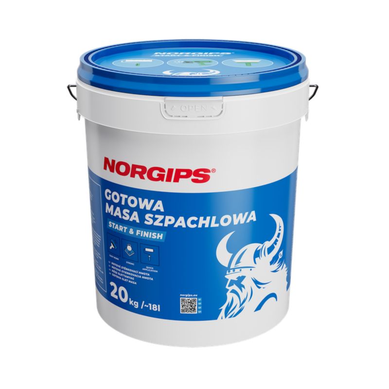 Gotowa masa szpachlowa Norgips Start & Finish 20 kg