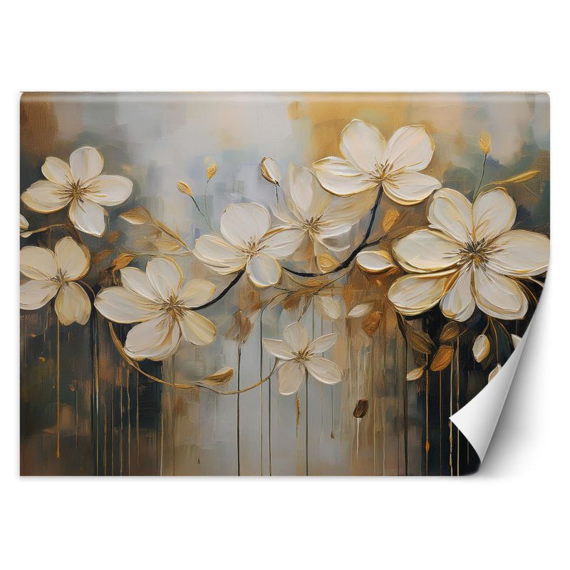 Fototapeta Feeby Kwiaty malowane naturą 200x140 1 szt
