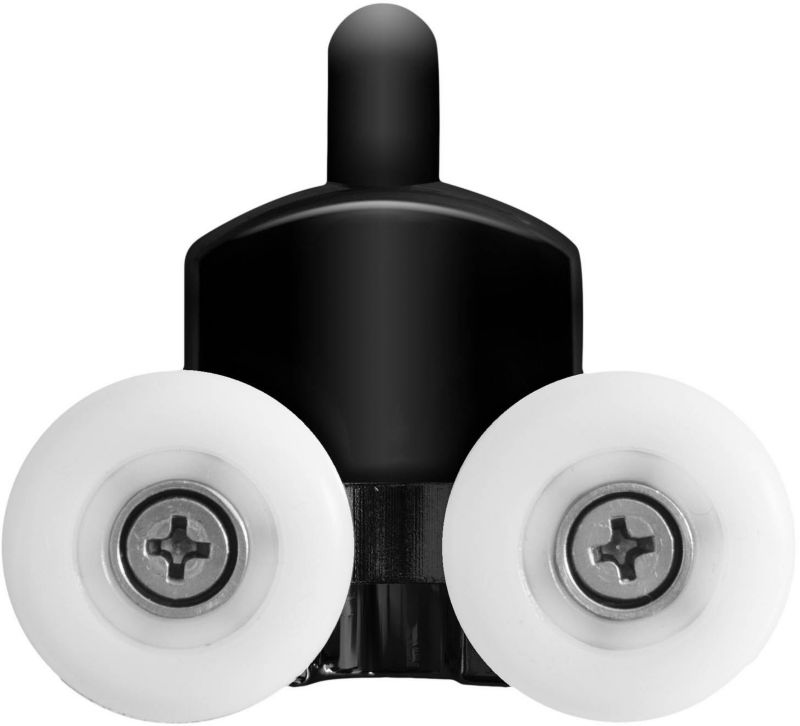 Rolki do kabin Armazi dolne podwójne 23 mm czarne 2 szt.