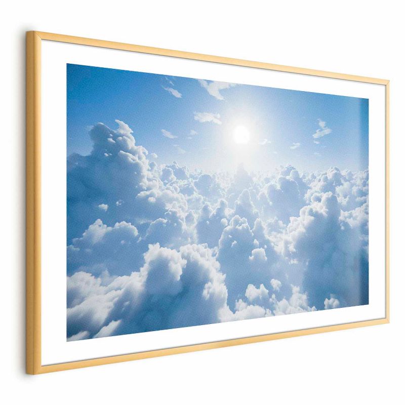 Plakat Artgeist Niebiański spokój 60x40 cm z ramą złotą 1 szt
