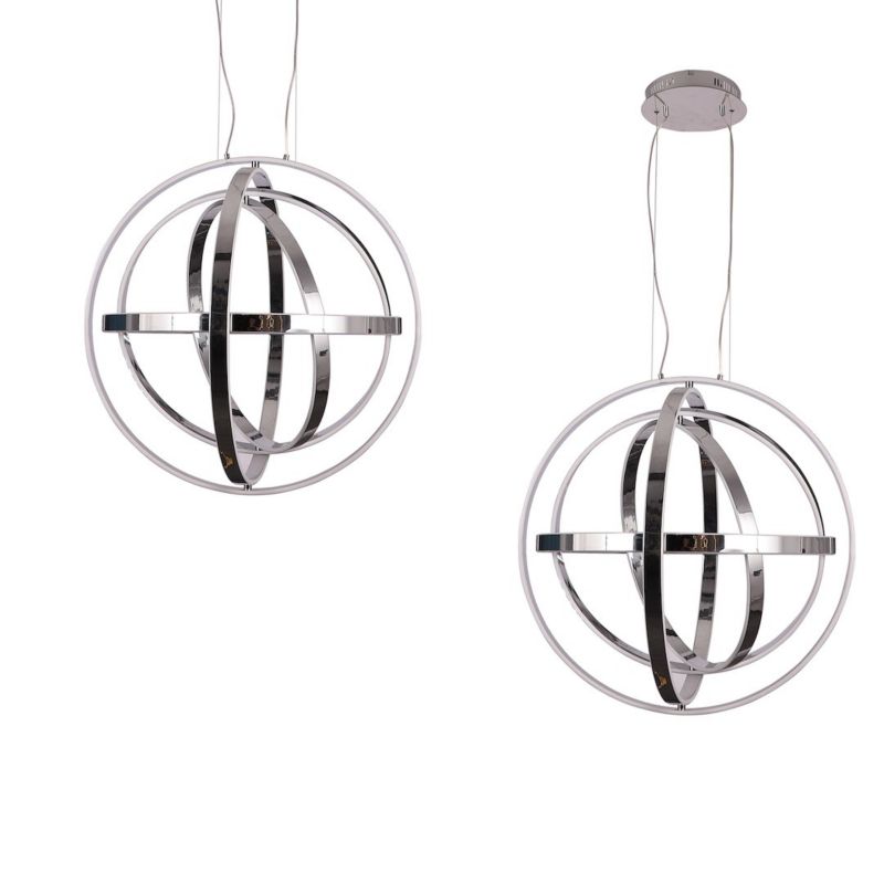 Lampa wisząca Milagro Copernicus Chrome 1 szt.