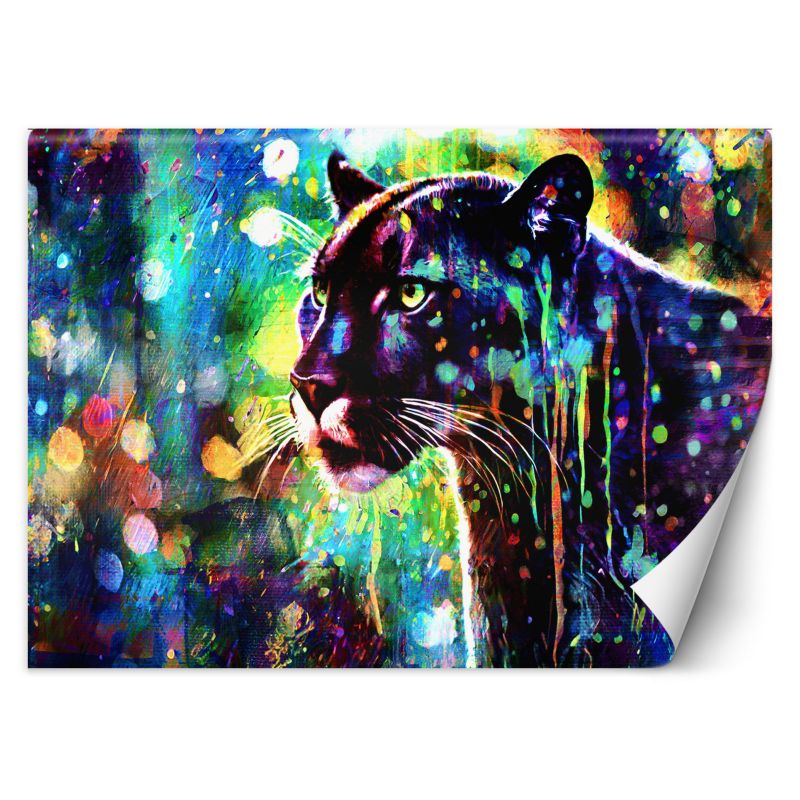 Fototapeta Feeby Czarna pantera Abstrakcja 450x315 1 szt