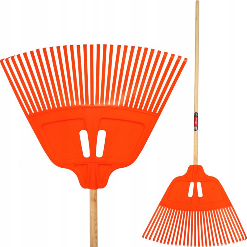Grabie KADAX Z Drewnianym Trzonkiem Do Liści Trawy 170cm 1szt.