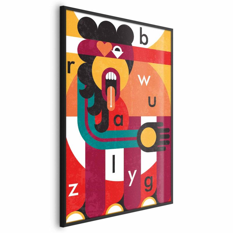 Plakat Artgeist Sztuka designu 60x90 cm z ramą czarną 1 szt