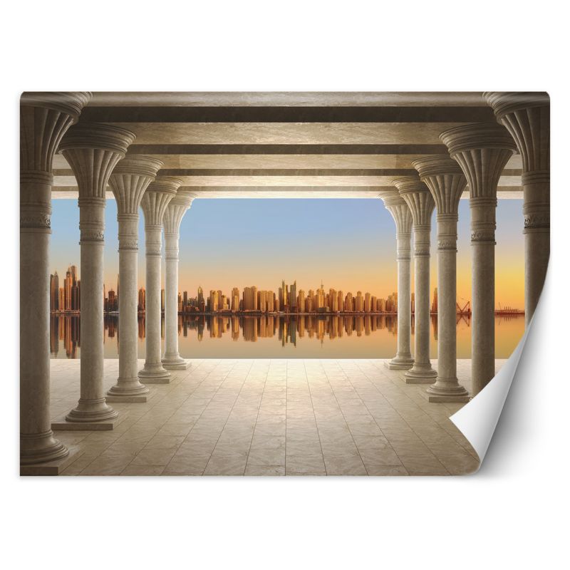 Fototapeta Feeby Kolumnada z widokiem na miasto 350x245 1 szt