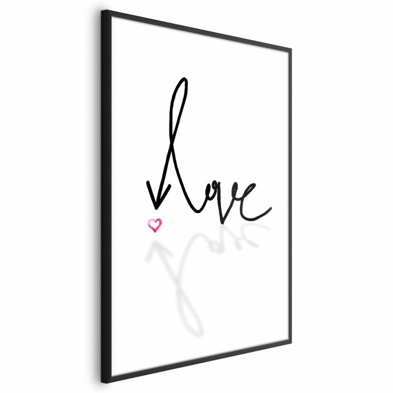 Plakat Artgeist To jest miłość 40x60 cm z ramą czarną 1 szt