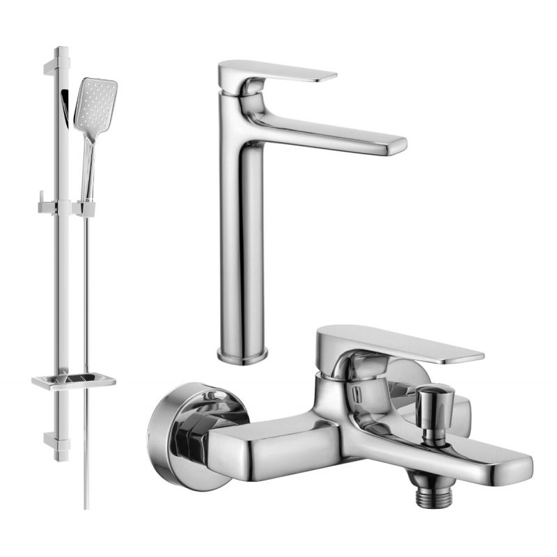 Zestaw wannowy Mexen Lynx chrom 745913DQ62-00 1 szt.