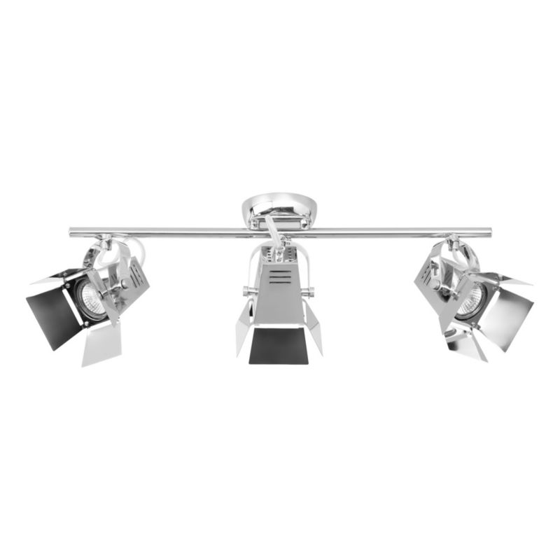Lampa Sufitowa SPOT Light 3xGU10 5W Połączenie Chromu z Klasycznym Stylem, Polski Producent, 1 szt.