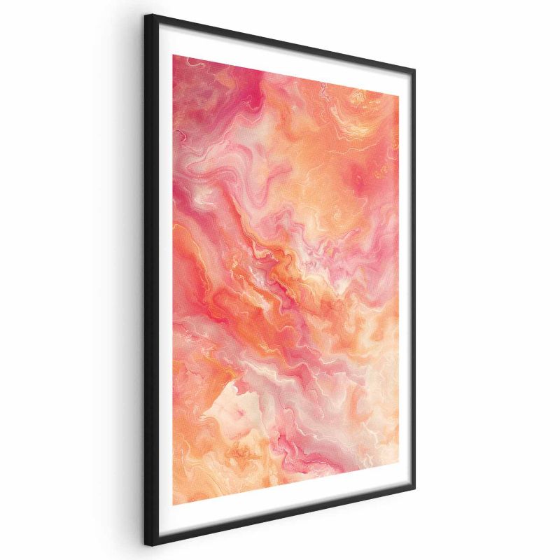 Plakat Artgeist Płomienne Barwy 21x30 cm z ramą czarną 1 szt