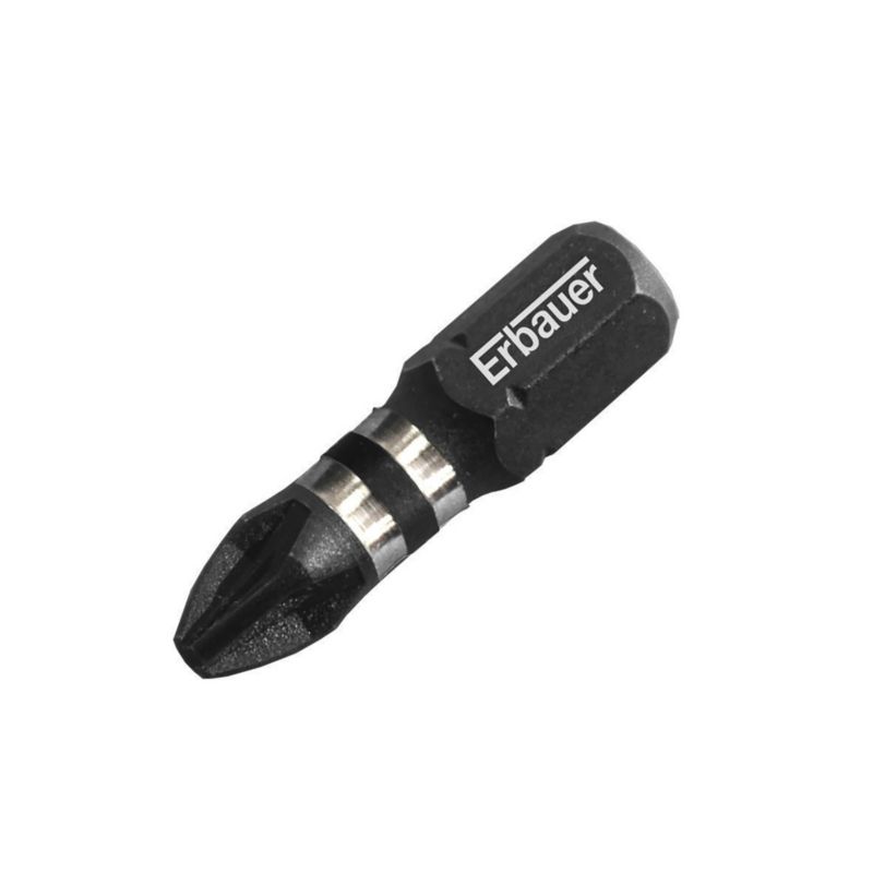 Bity udarowe Erbauer 25 mm PZ2 3 szt.