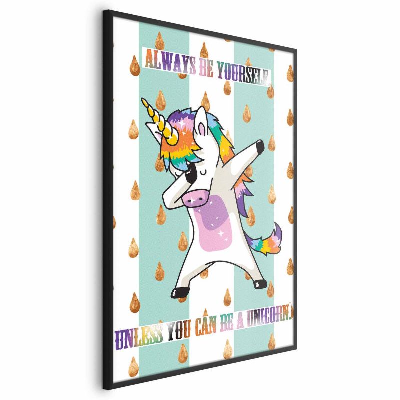 Plakat Artgeist Always be yourself 29,7x42 cm z ramą czarną 1 szt