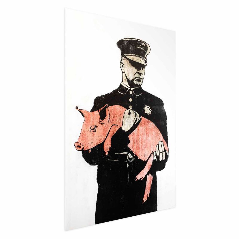 Plakat Artgeist Policyjna świnia 40x60 cm bez ramy 1 szt