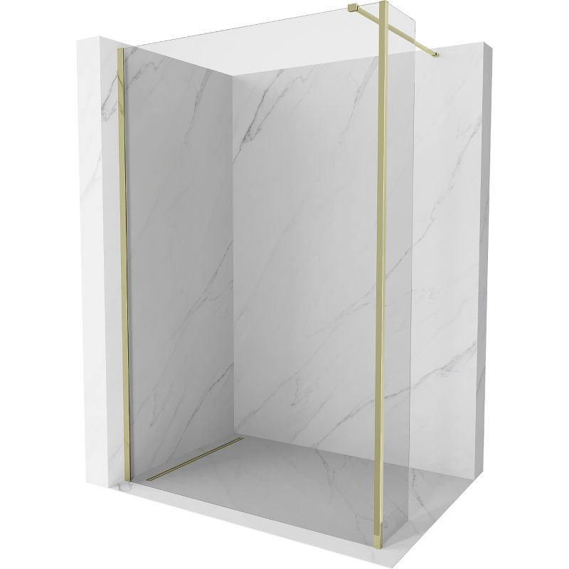 Ścianka prysznicowa Mexen Kioto złota transparent 140x30 800-140-212-50-00-030 1 szt.