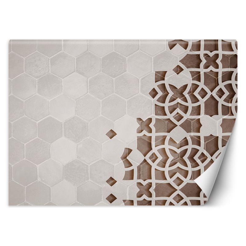 Fototapeta Feeby Biały Geometria Mandala 400x280 1 szt