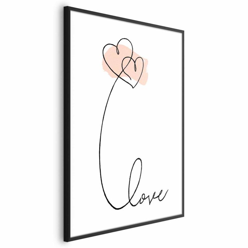 Plakat Artgeist Połączeni w chmurach 60x90 cm z ramą czarną 1 szt