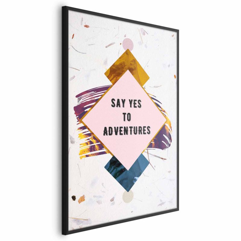 Plakat Artgeist Say yes 60x90 cm z ramą czarną 1 szt