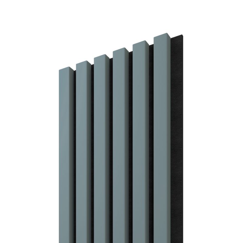 Lamel ścienny Stegu Acoustic Line 265 x 24,5 cm morski niebieski / czarny - 1szt.