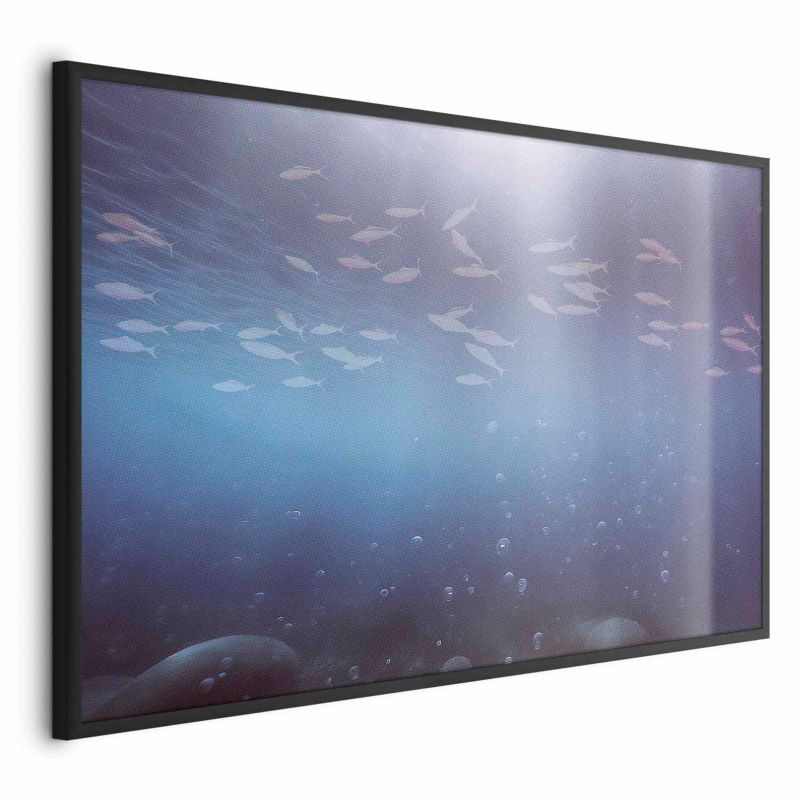 Plakat Artgeist Rybki w głębinach 60x40 cm z ramą czarną 1 szt