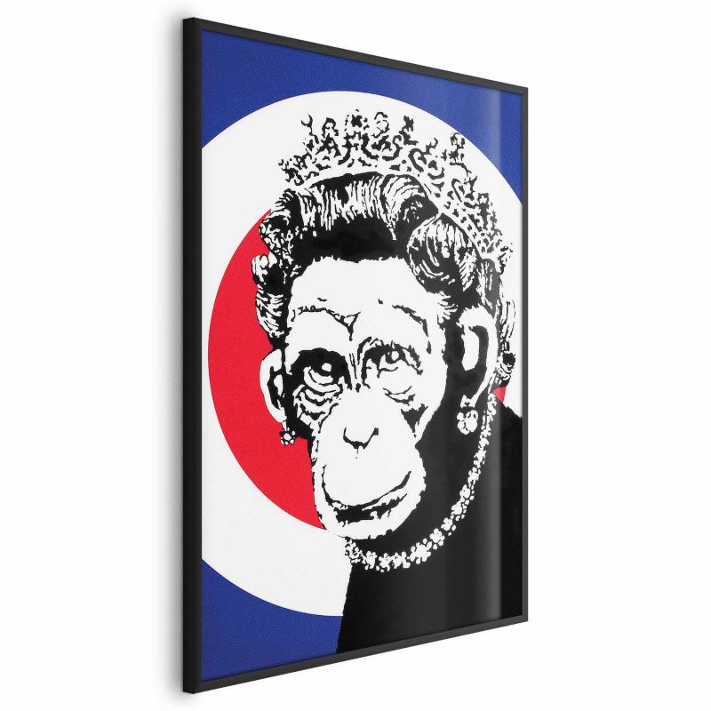 Plakat Artgeist Królowa małp 40x60 cm z ramą czarną 1 szt