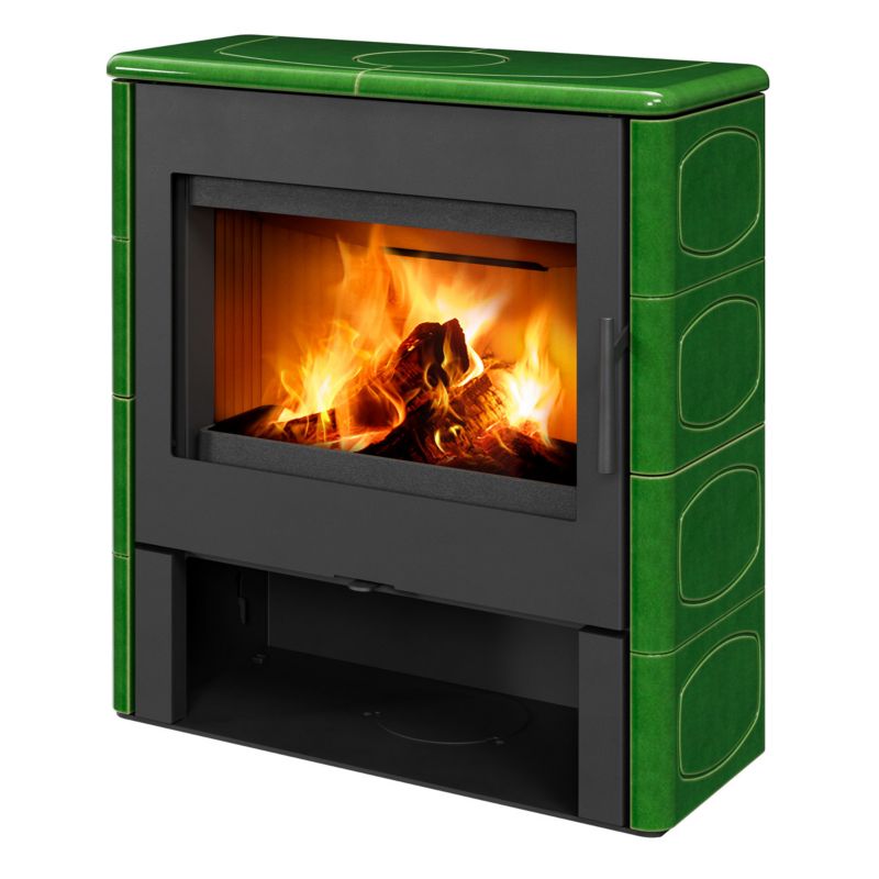 Piec kominkowy Romotop SALEM 11 ZIELEŃ 6 kW 1 szt.