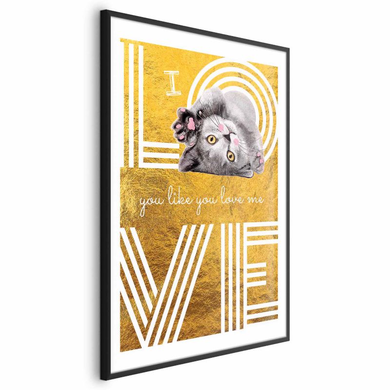 Plakat Artgeist Miłość 21x30 cm z ramą czarną 1 szt