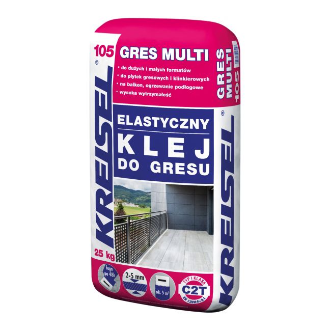 Zaprawa klejowa Kreisel Gres Multi 105 25 kg
