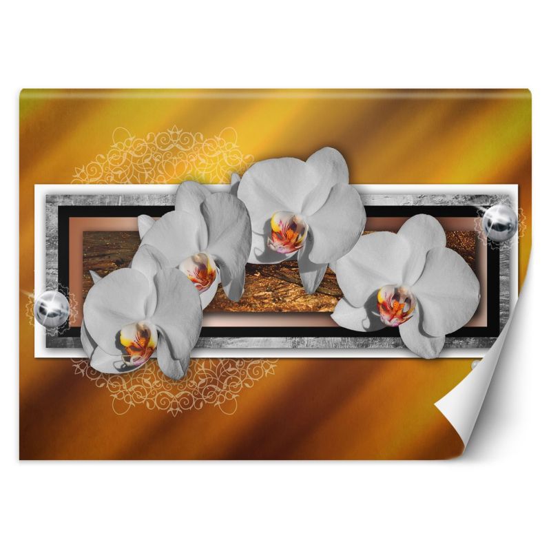 Fototapeta Feeby Geometria i orchidea 200x140 1 szt