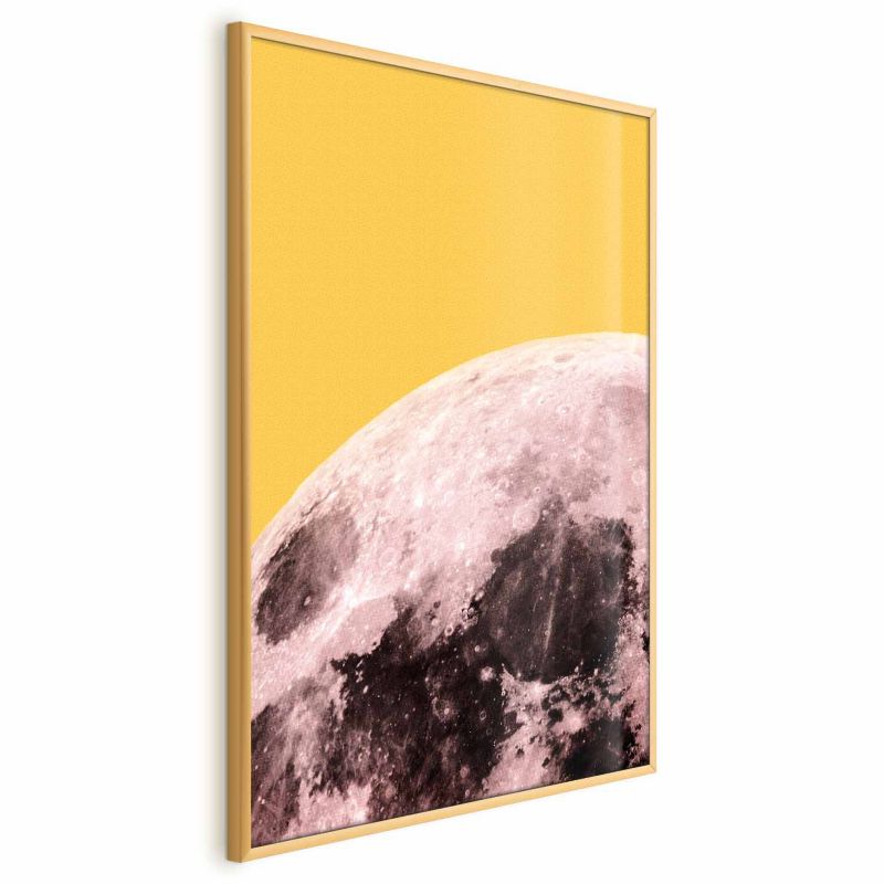 Plakat Artgeist Słoneczny księżyc 60x90 cm z ramą złotą 1 szt