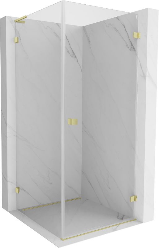 Kabina prysznicowa Mexen Lunar-B L złota 70x70 cm 832L-070-070-55-00-P 1 szt.