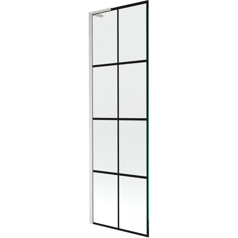 Parawan nawannowy 1-skrzydłowy Mexen Next L czarny wzór 60x150 cm 1 szt.