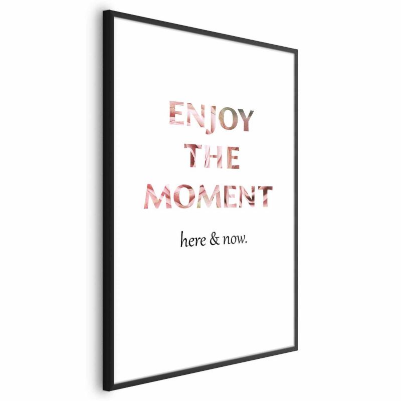 Plakat Artgeist Enjoy the Moment 60x90 cm z ramą czarną 1 szt