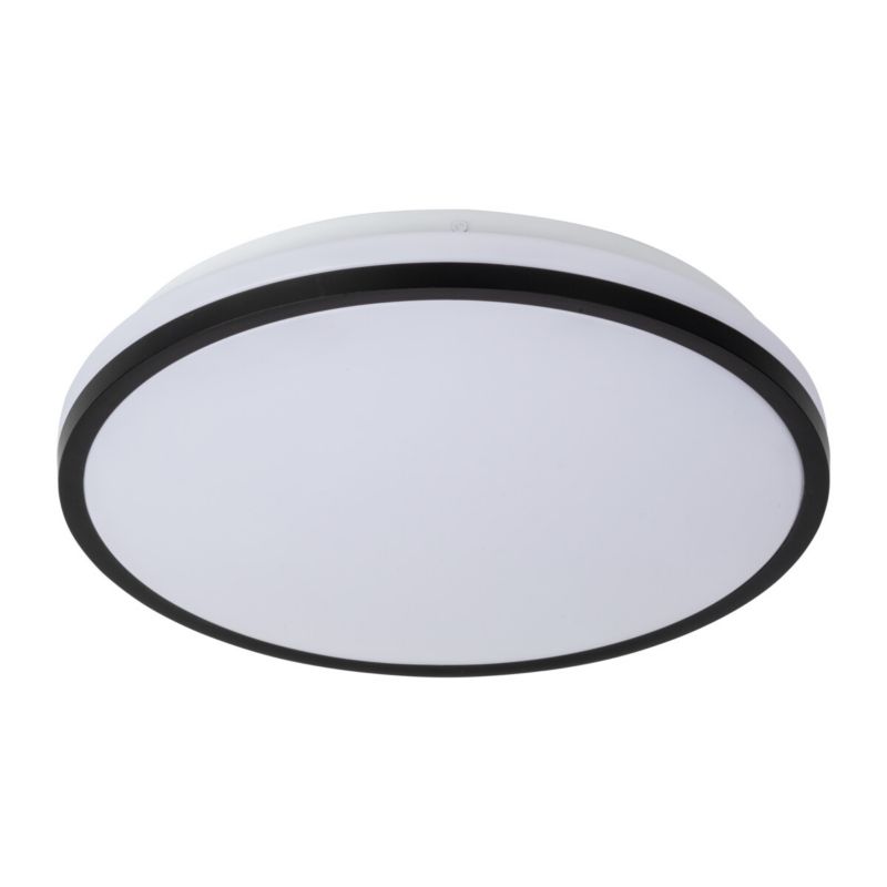 Plafoniera LED LightLogic LL LECCE PLAFON 16W B 66333 czarna okrągła 1000lm 28cm 1 szt.
