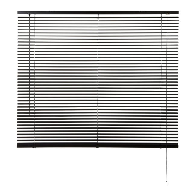 Żaluzja GoodHome aluminiowa Colours Studio 75 x 180 cm czarna