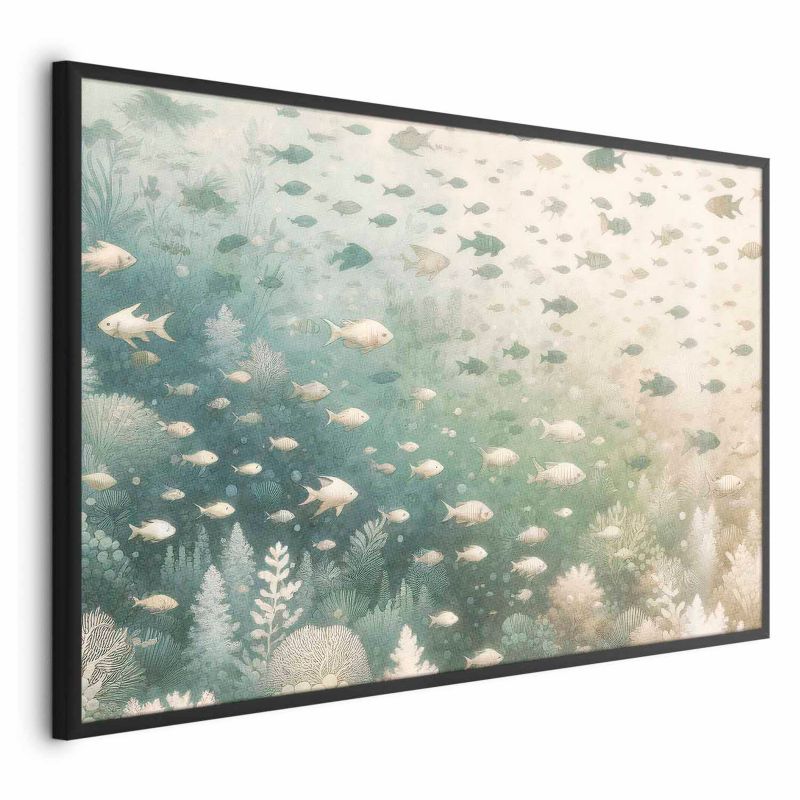 Plakat Artgeist Morski świat 30x21 cm z ramą czarną 1 szt