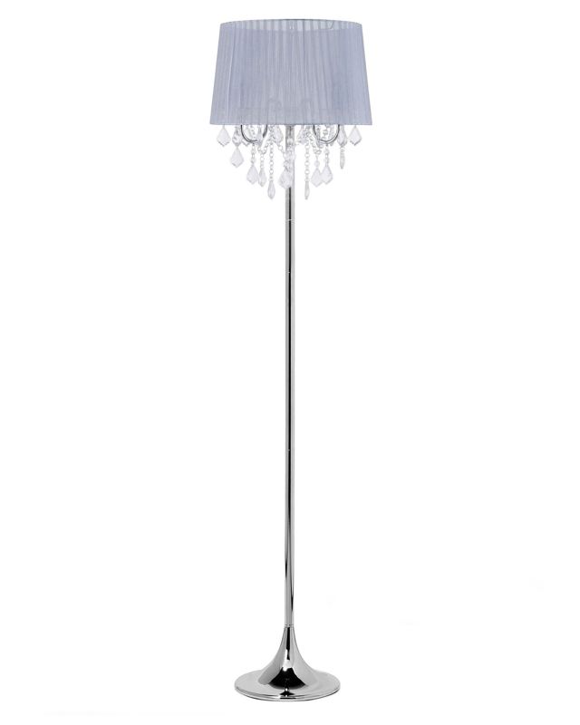 Lampa podłogowa Evans Metal Jasnoszary 1 szt.