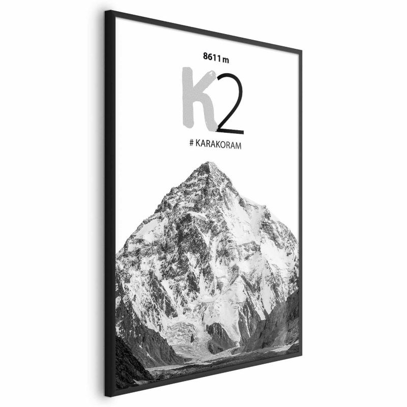 Plakat Artgeist K2 29,7x42 cm z ramą czarną 1 szt