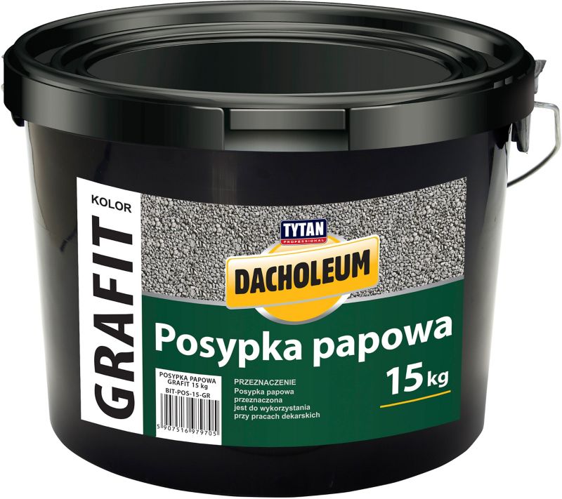 Posypka papowa Matizol wiaderko 15 kg grafit